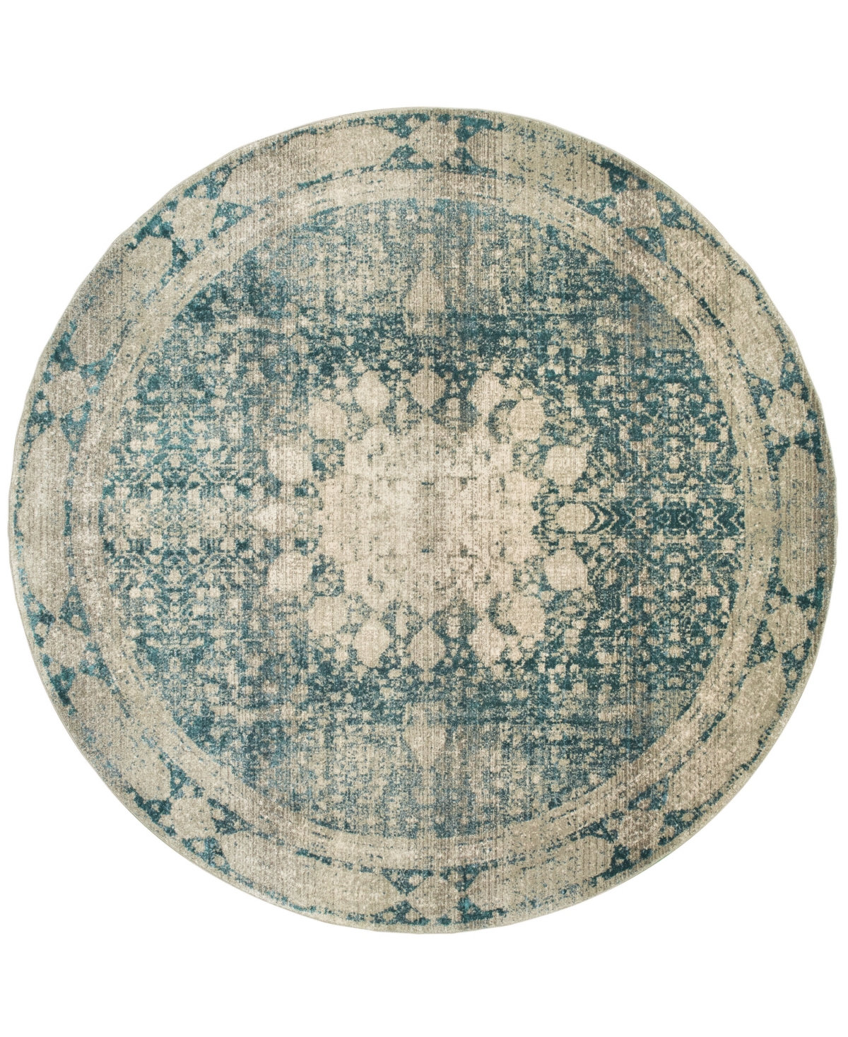 Jhb Design Gotham GOT06 Ivory 7'10in Round Rug - Ivory