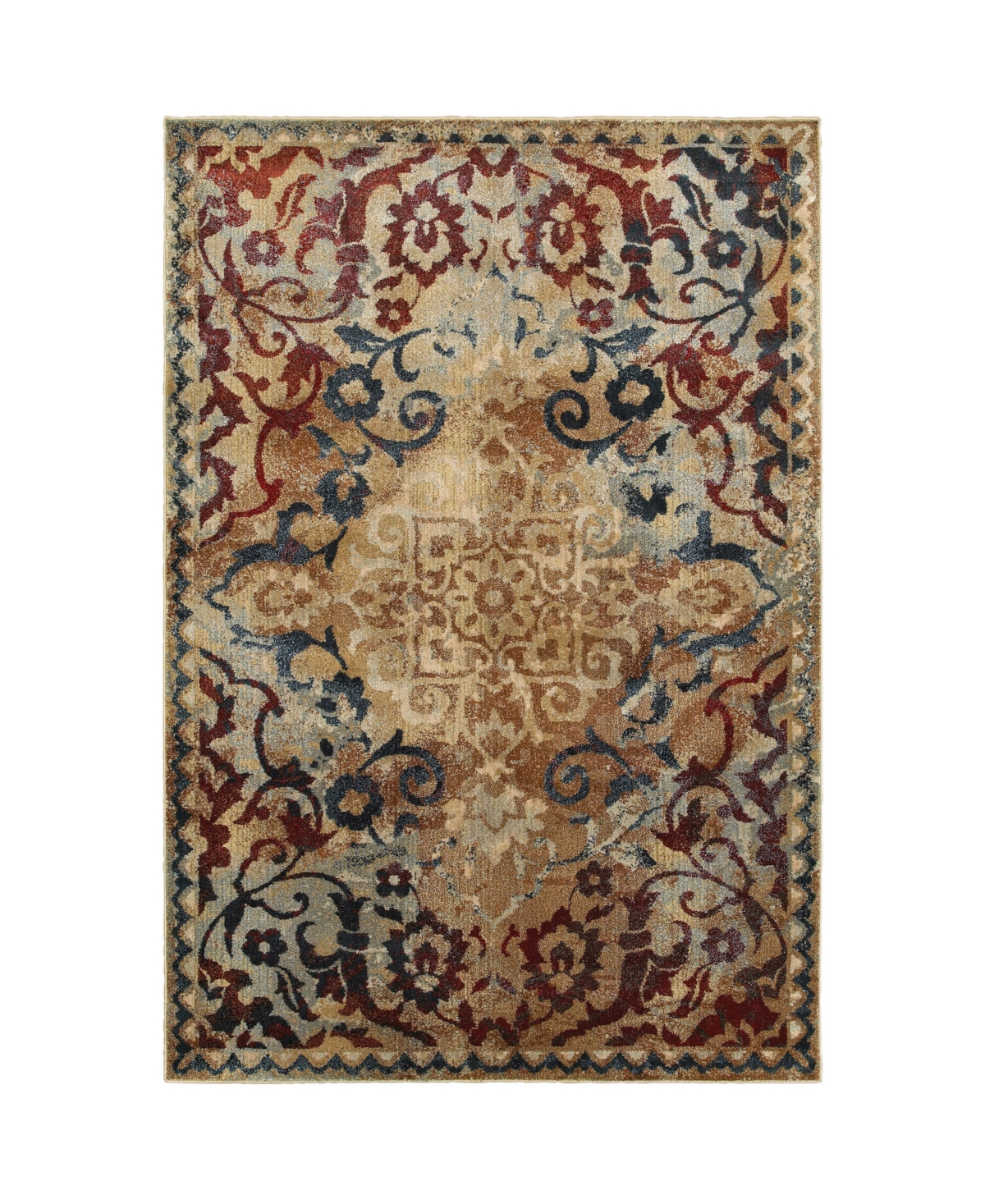 Jhb Design Gotham GOT01 Gold 9'10in x 12'10in Area Rug - Beige
