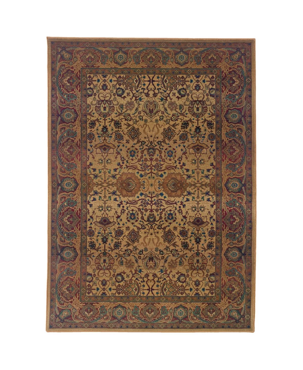 Jhb Design Kismet KIS01 Beige 4' x 5'9in Area Rug - Beige