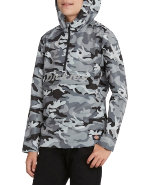 image of Dickies Big Boys Camouflage Anorak with Reflective Print Jacket