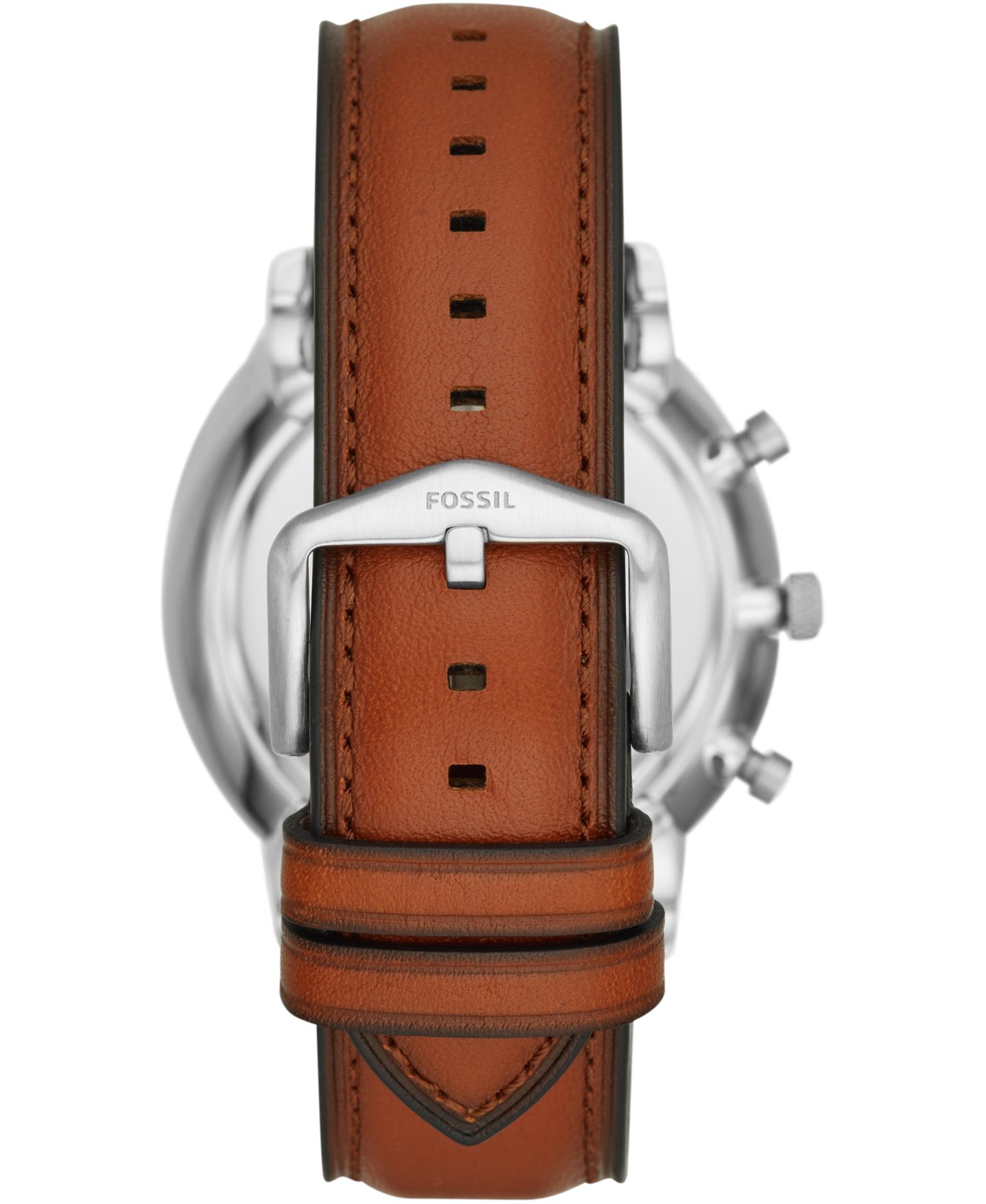 Мужские часы Fossil Chronograph Bronson Brown Leather Strap Watch 50mm Gift Set — фото 3