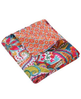 Rhapsody Paisley Reversible Quilted Throw, 50" x 60"