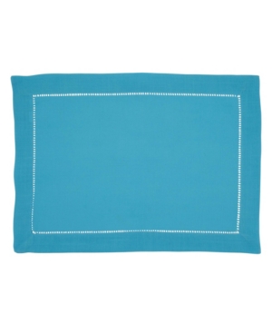 Saro Lifestyle Placemat with Hemstitched Border Set of 12