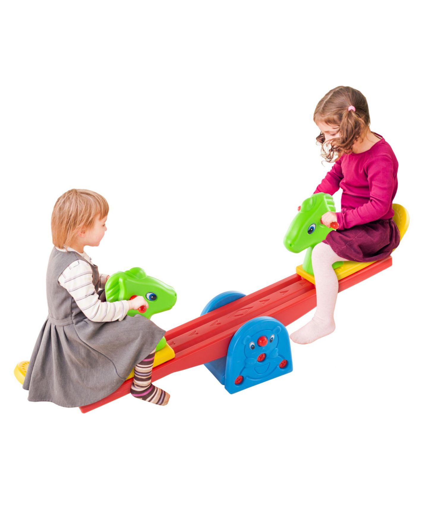 Детская игрушка Trademark Global Hey Play Indoor/Outdoor Animal Shapes Seesaw, 110 lbs Capacity, Ages 3+ — фото 6