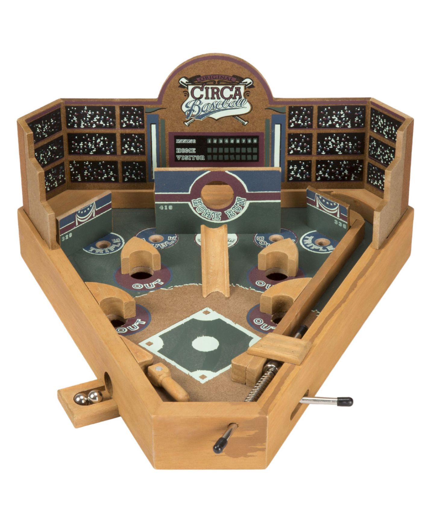 Детская игрушка Trademark Global Hey Play Baseball Pinball Tabletop Game, Ages 8+ — фото 2
