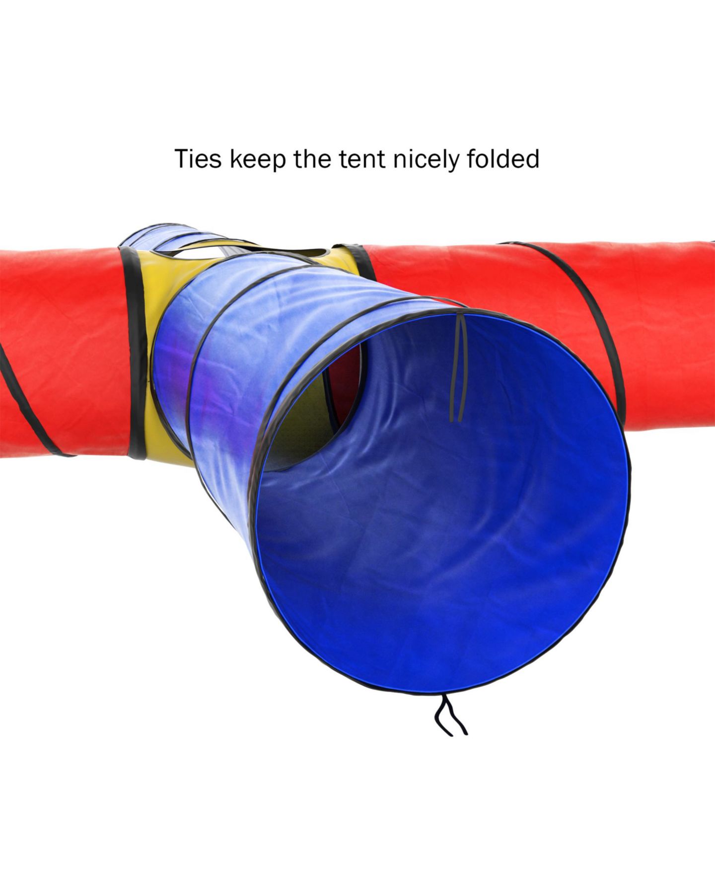 Детская игрушка Trademark Global Hey Play Kids Play Tunnel 4-Way Pop-Up Foldable, Ages 3+ — фото 5