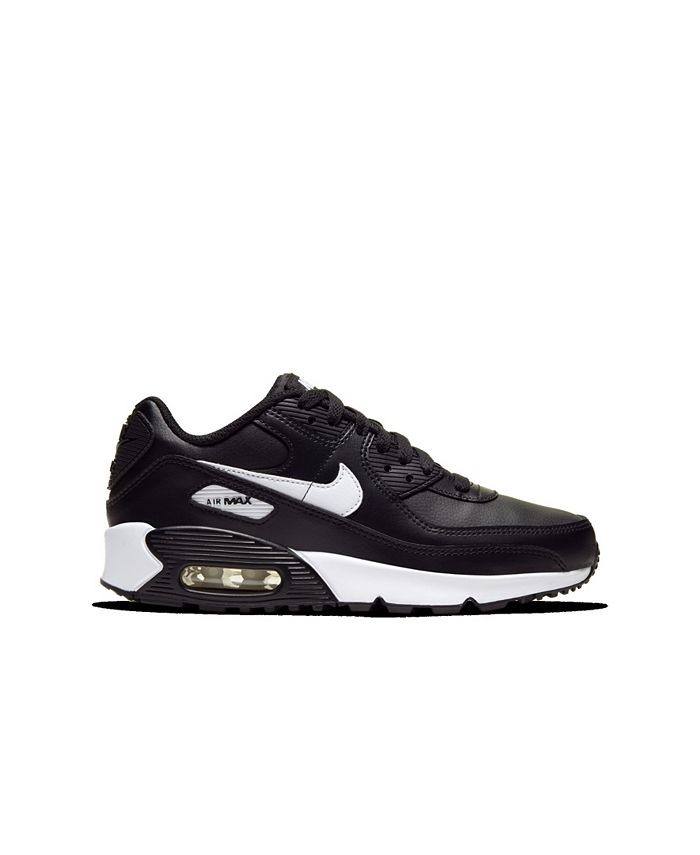 Nike Big Boys Air Max 90 Leather Running Sneakers from Finish Line ...