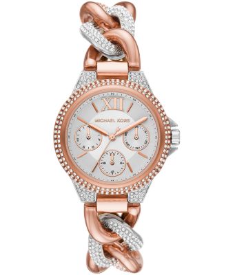 Michael Kors - Camille Multifunction Rose Gold-Tone Stainless Watch