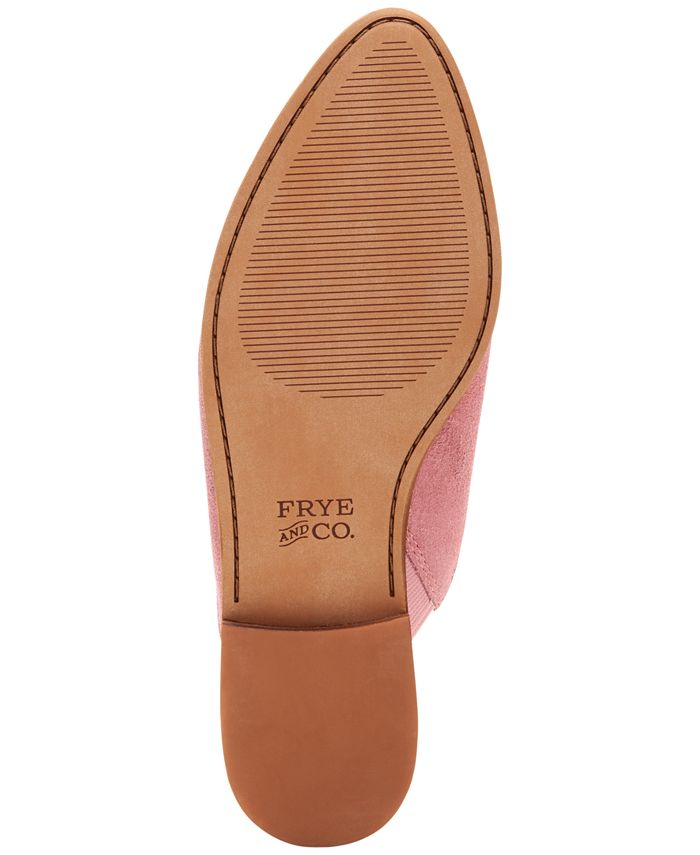 frye mules flat