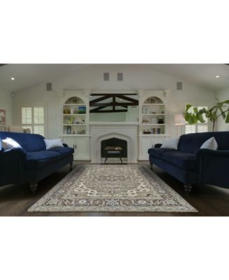 Ustad R6112 Ivory 2'6" x 8' Runner Rug