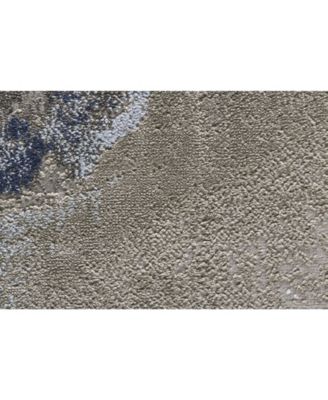 Gaspar R3838 Gray 2'10" x 8' Runner Rug