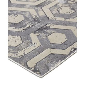 Micah R3046 Beige 6'7" x 9'6" Area Rug