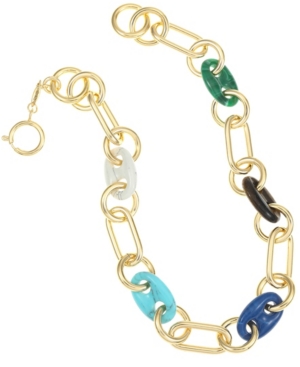 image of Trifari Gold-Tone Bold Link Collar Necklace