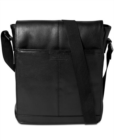 Perry Ellis North/South Leather Crossbody Bag - Accessories & Wallets ...