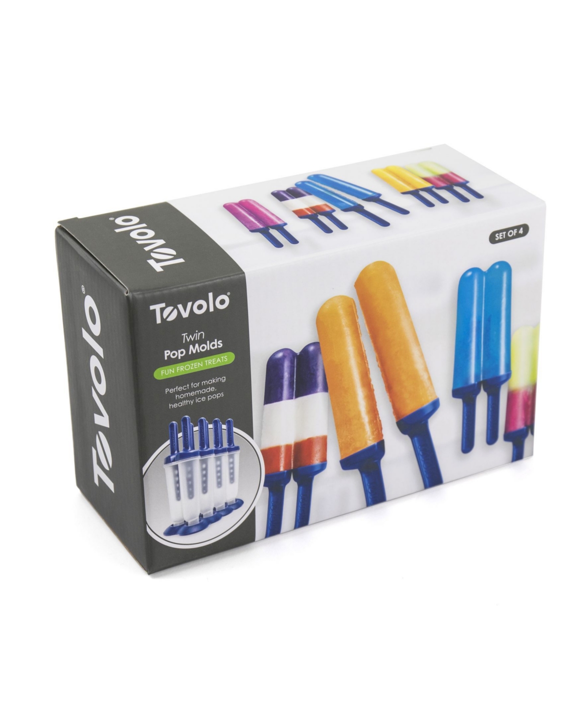 Tovolo Twin Pop Mold Set Of 4