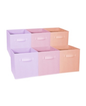 Sorbus Foldable Storage Cube Basket Bin Set of 6