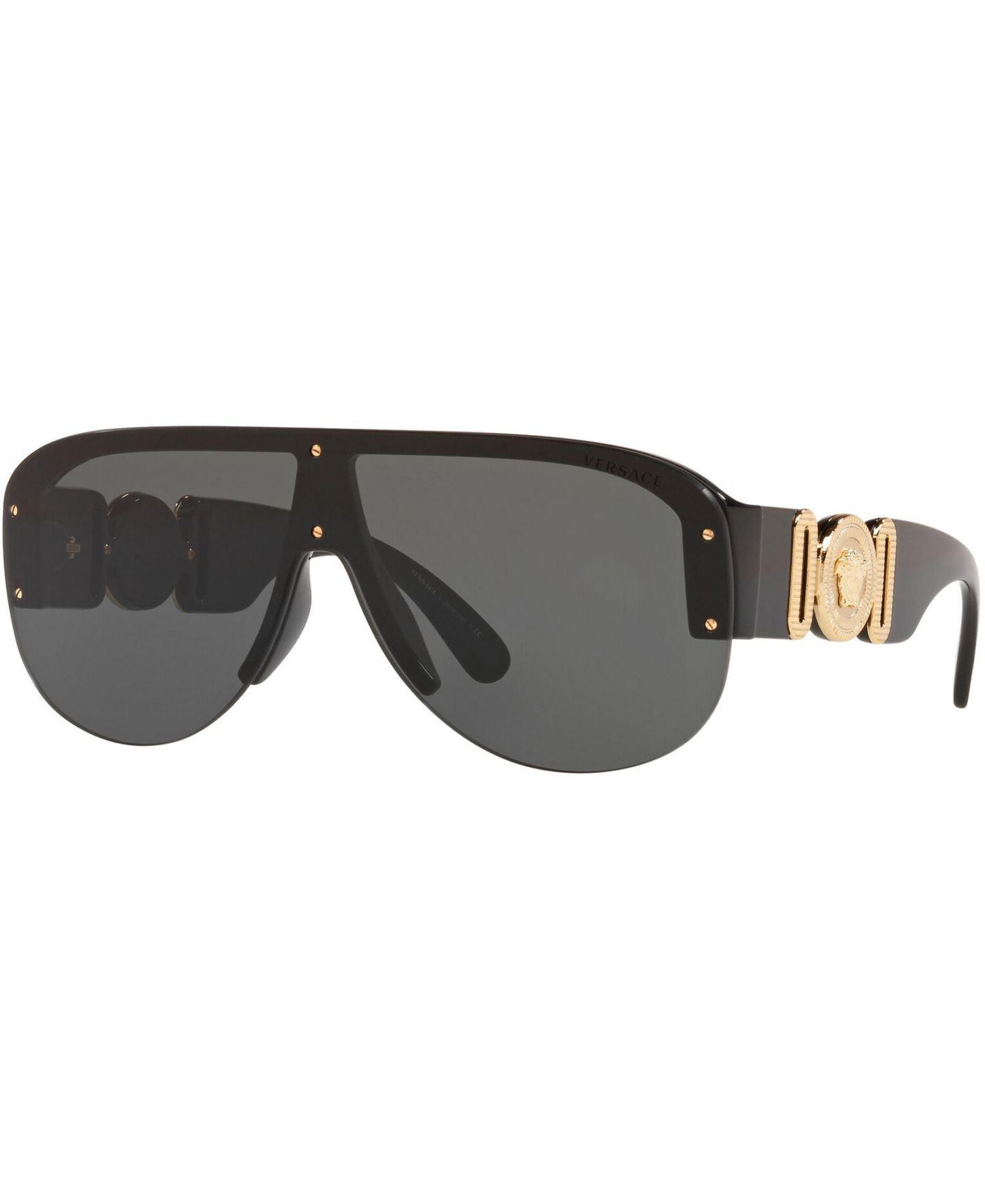 Женские солнцезащитные очки Versace Sunglasses, VE4391, цвет: Чёрный / Серый — фото 1