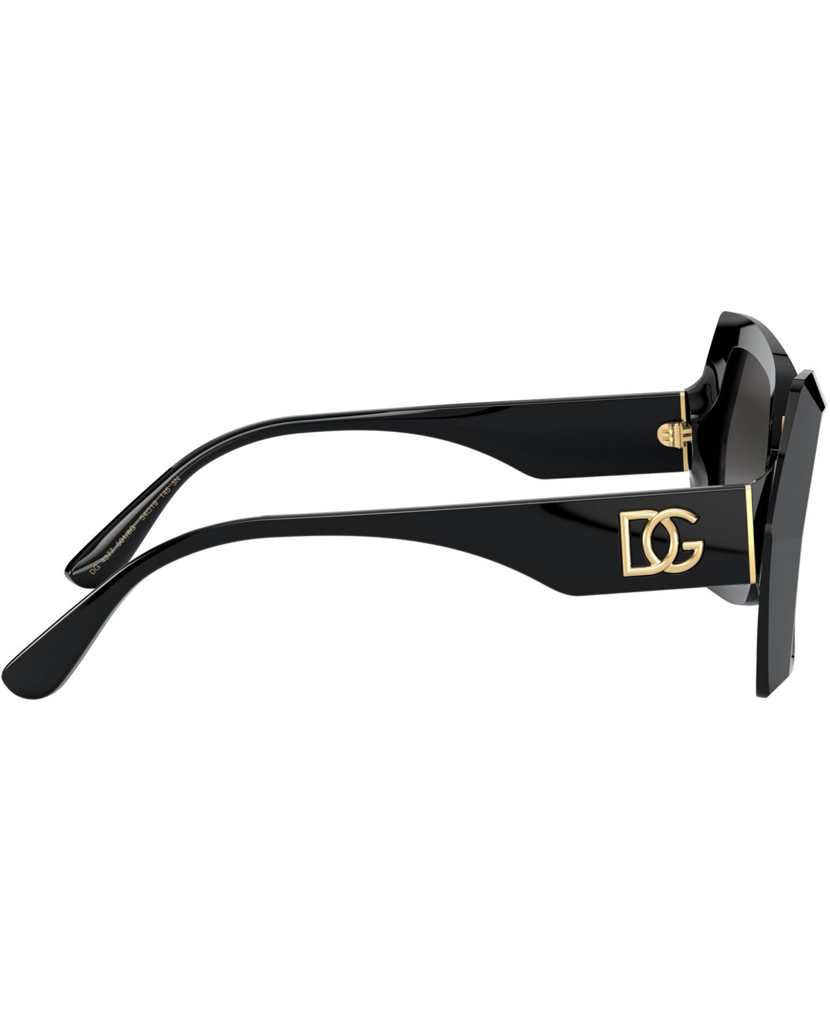Shop Dolce & Gabbana Sunglasses, Dg4377 In Black,grey Gradient