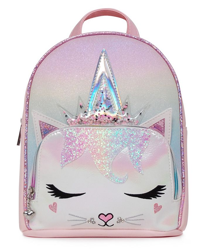 OMG! Accessories Big Girls Miss Bella Ombre Kitty Mini Backpack - Macy's