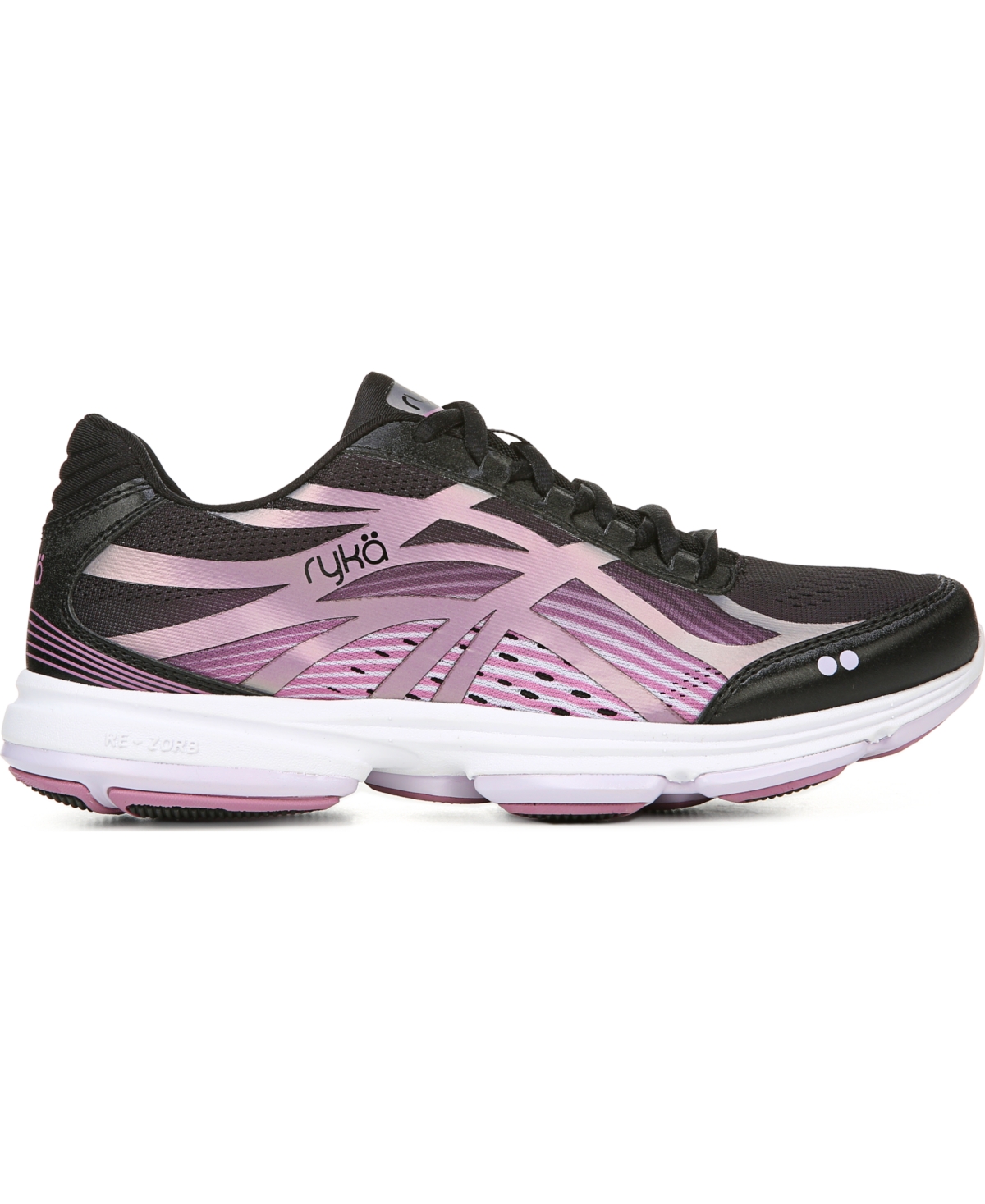 Ryka Devotion Plus 3 Walking Women's Shoes Women's Shoes In Black Mesh Fabric