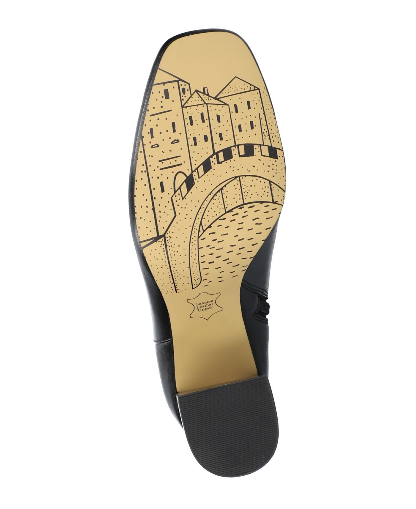 Женские ботинки Bella Vita Square Toe Ankle, цвет: Чёрный кожаный — фото 6