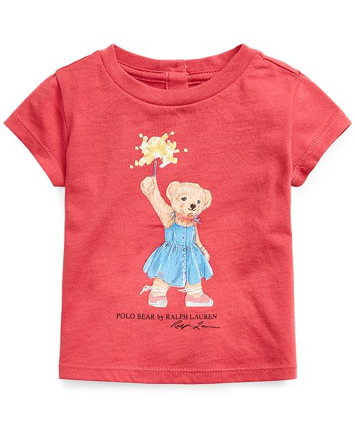 Polo Ralph Lauren Baby Girls Cotton Polo Bear T Shirt Reviews