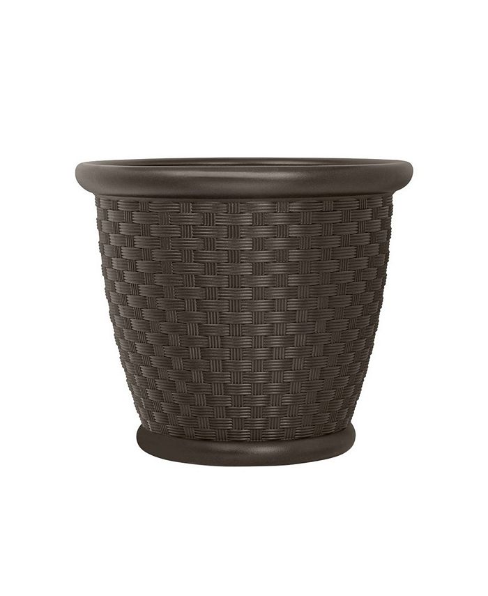 suncast sonora decorative resin planter