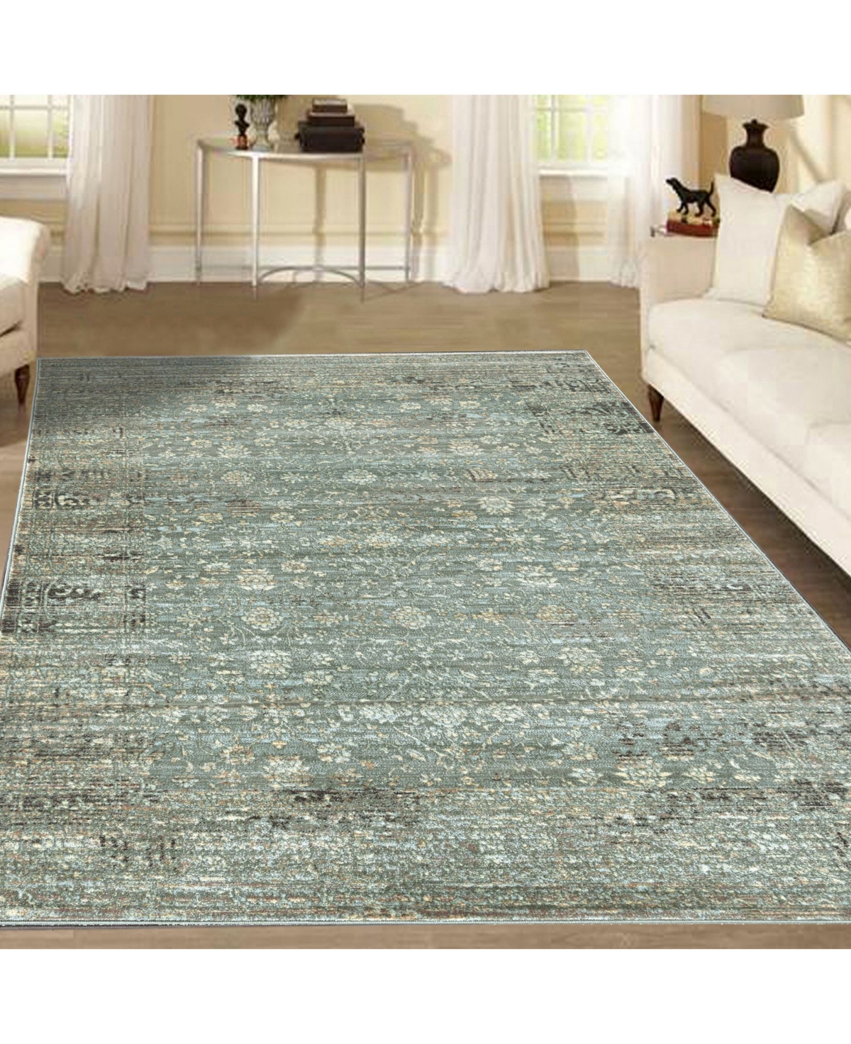 Km Home Silvano Sil-01Area Rug - Green