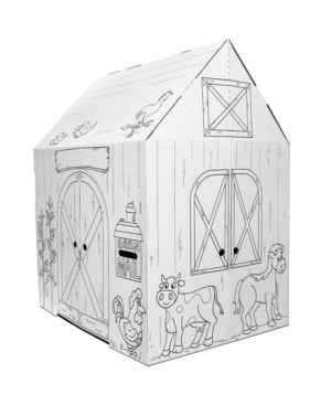 Easy Playhouse Barn Cardboard Playhouse