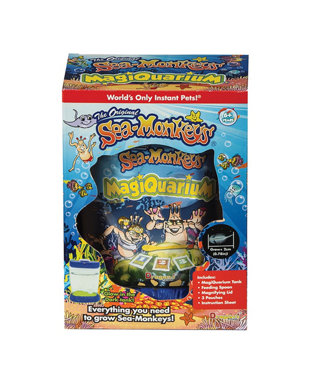 Sea Monkey's The Original Sea-Monkeys Magiquarium Glowin The Dark Kit - Everything You Need to Hatch Sea Monkeys