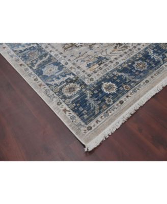 Arcadia ARC-4 Beige/Navy 7'1" x 10' Area Rug