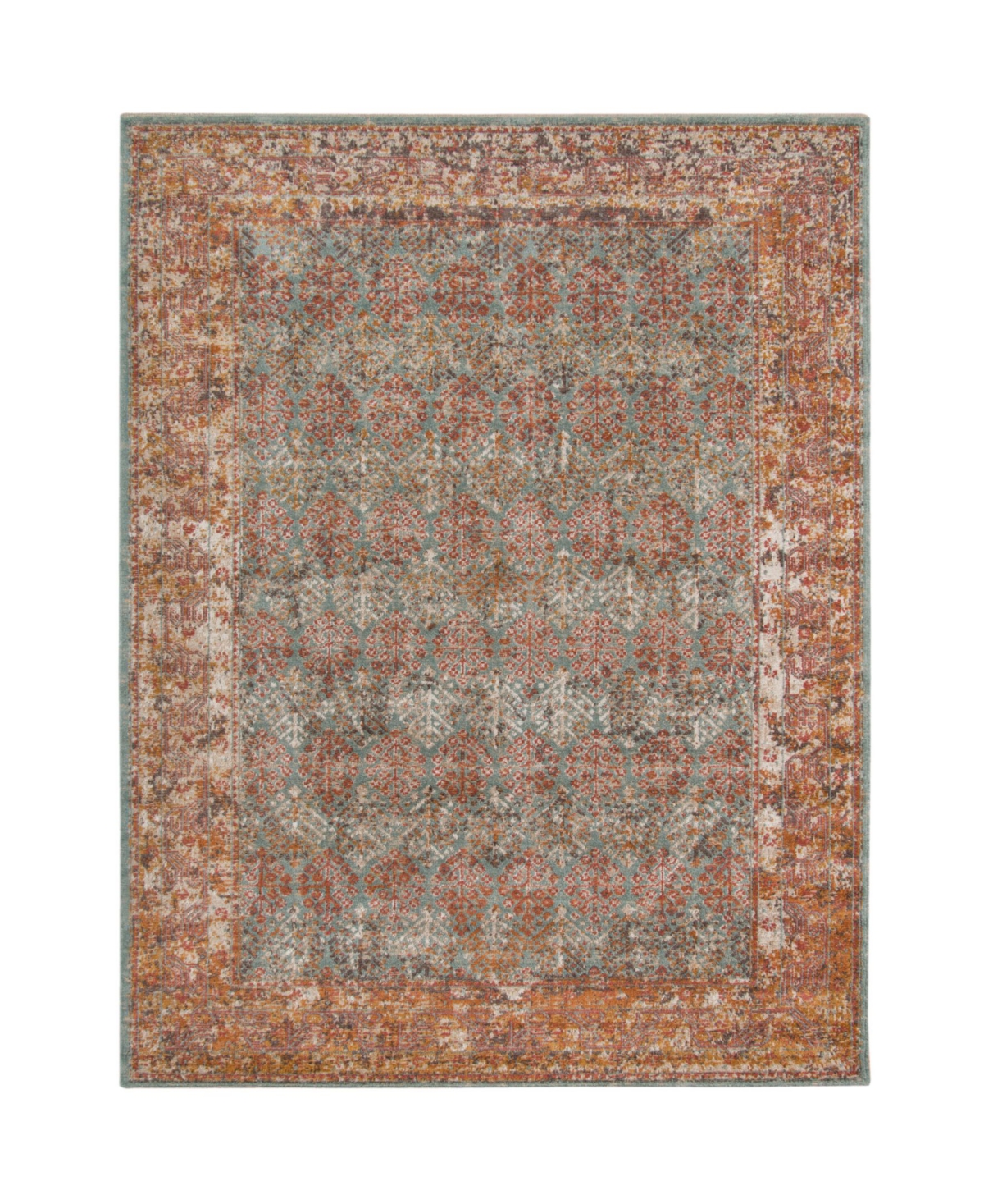 AMER RUGS ETERNAL ETE-15 TURQUOISE 5'7" X 7'6" AREA RUG