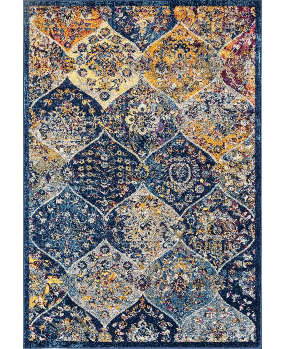 Amer Rugs Manhattan Man-40 Multi 7'9in x 11' Area Rug - Multi