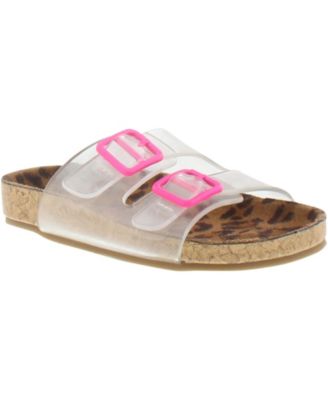 macys clear sandals