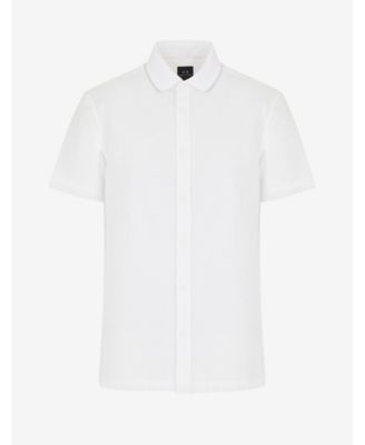 armani black short sleeve shirt