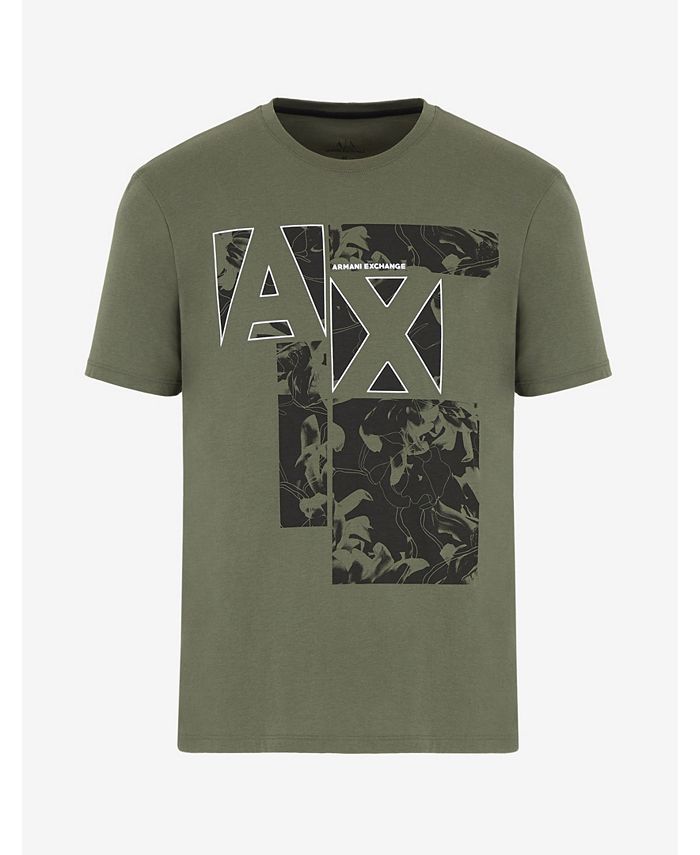 A|X Armani Exchange Men's AX Logo Environment Print T-shirt - Macy's