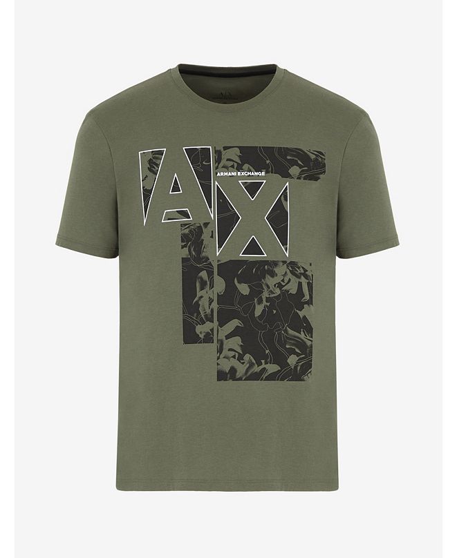 A|X Armani Exchange Men's AX Logo Environment Print T-shirt & Reviews - T-Shirts - Men - Macy's