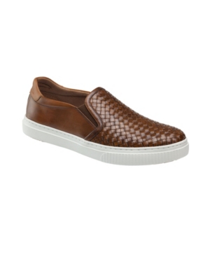image of Johnston & Murphy Men-s Toliver Woven Slip-On Loafers Men-s Shoes