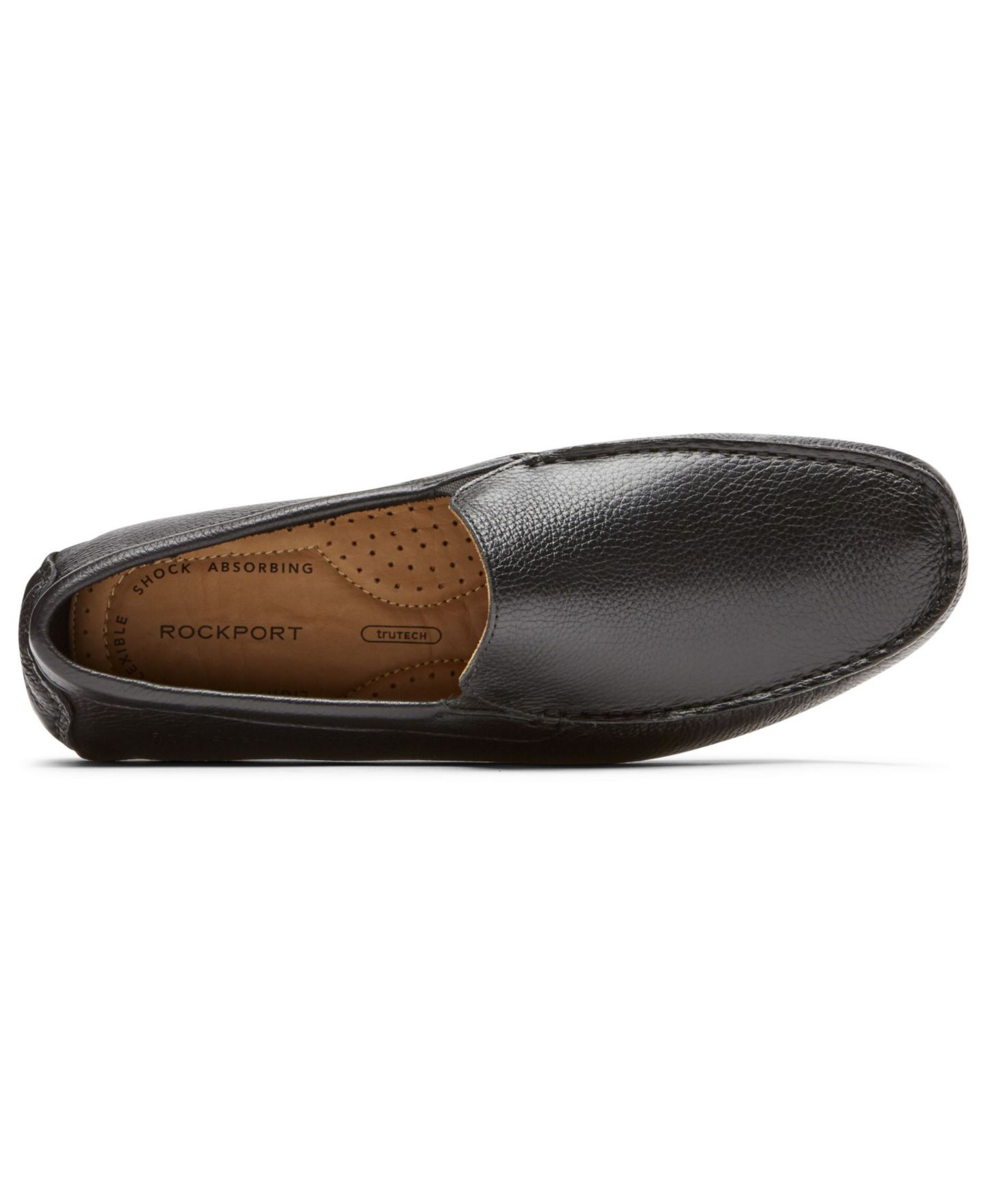 Мужские туфли Rockport Rhyder Venetian Loafer, цвет: Чёрный — фото 4
