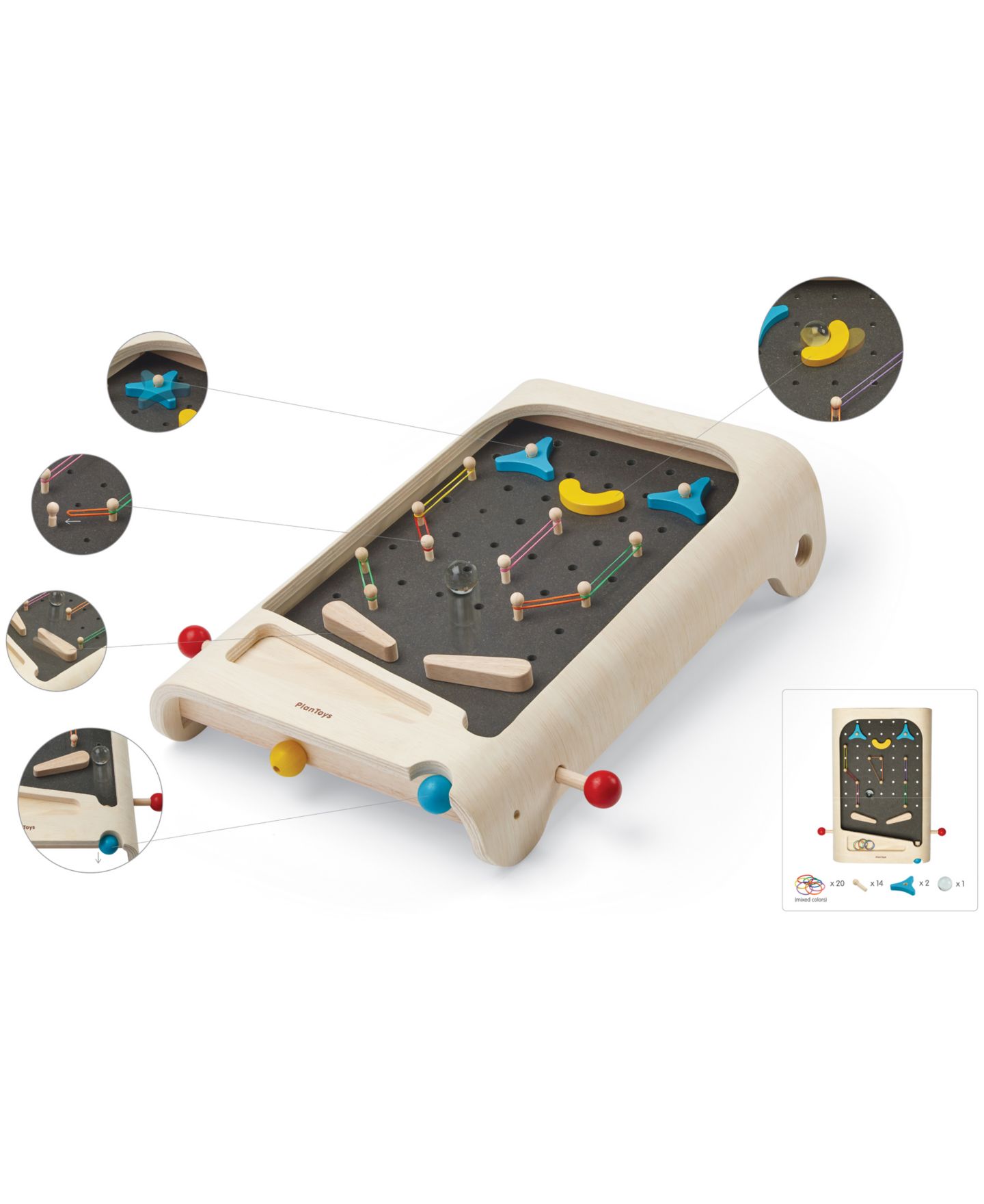 Детская игрушка Plan Toys Pinball — фото 15