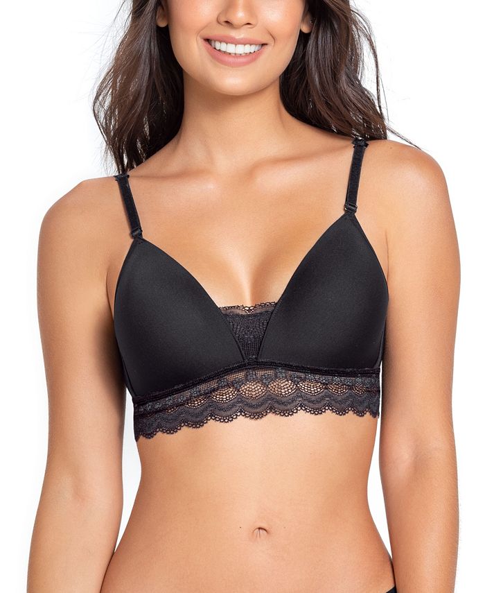 Leonisa Plunge Wireless Bras for Women - Seamless No Underwire Triangle Bra  : : Clothing, Shoes & Accessories