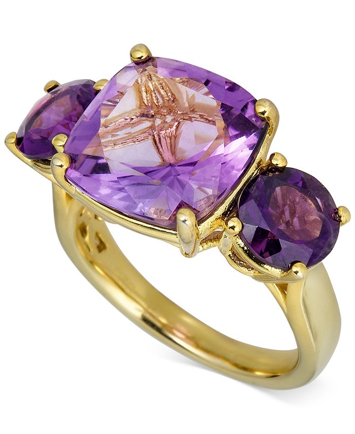 Macys amethyst ring sales