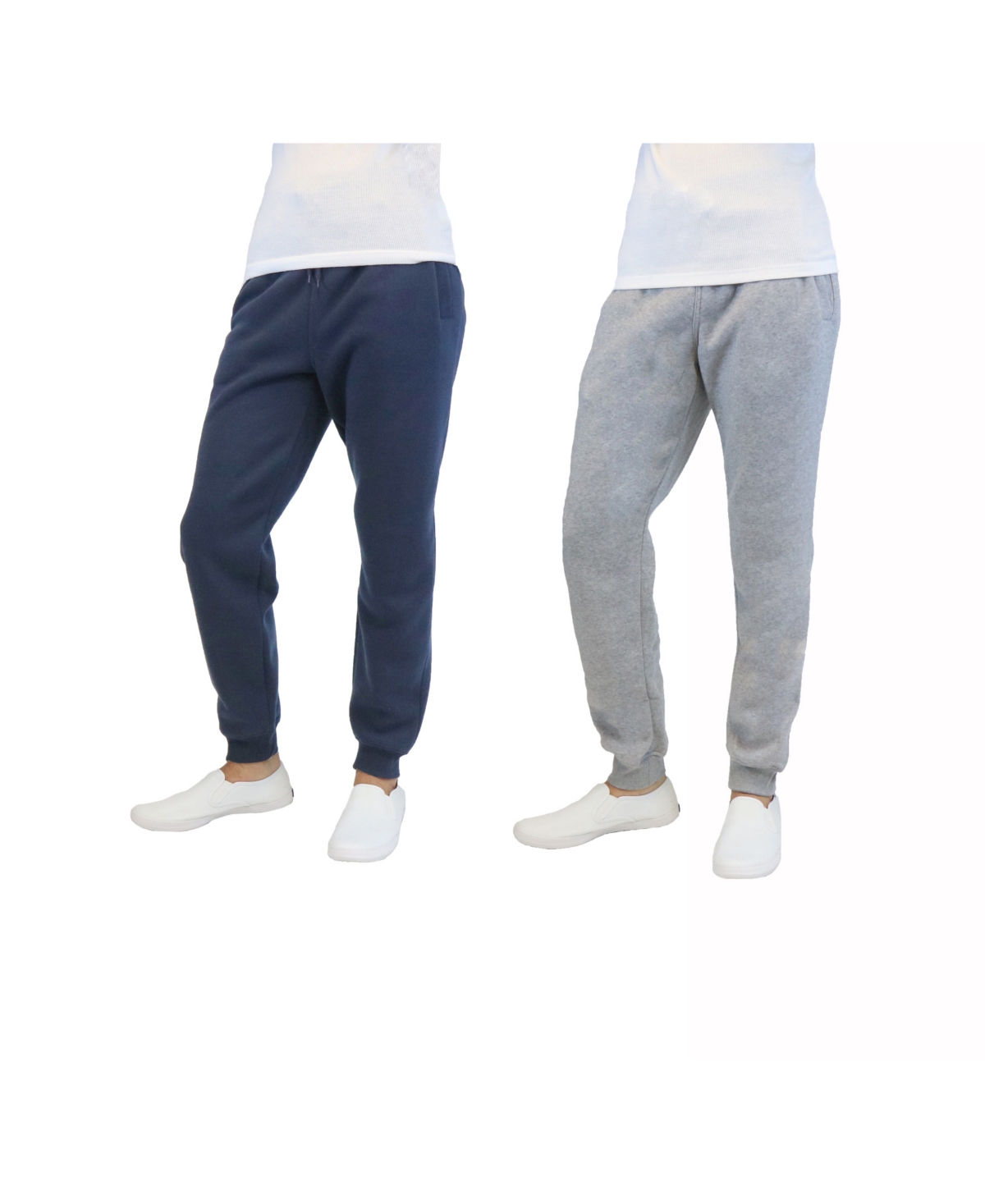 Galaxy by harvic men's slim fit fleece jogger pants sale
