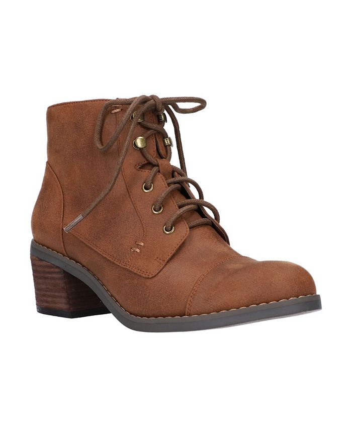 Bella Vita Sarina Lace Up Booties - Macy's