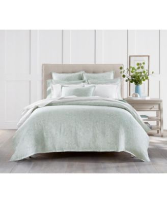 Charter Club - Sleep Luxe Cotton 800-Thread Count 3-Pc. Printed Aloe Scroll Twin Comforter Set, Created For Macy's