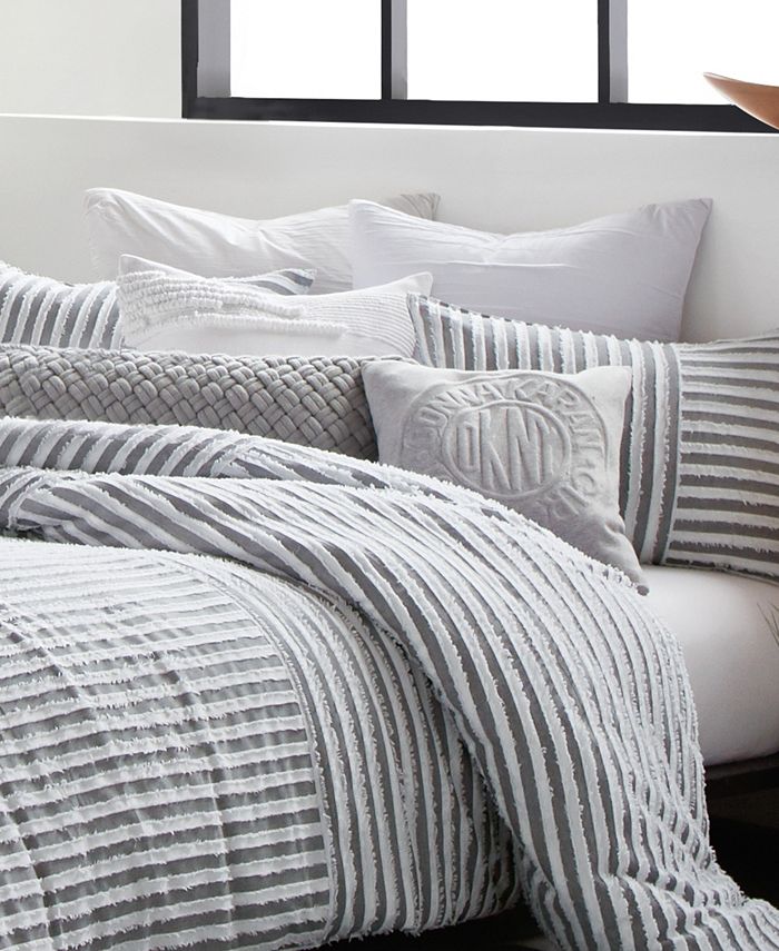 DKNY Clipped Squared King Comforter Mini Set Macy's