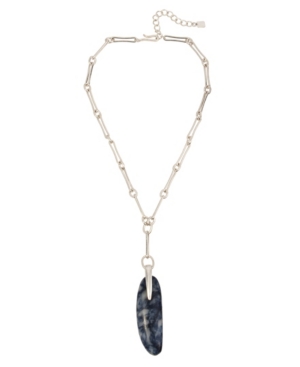 image of Robert Lee Morris Soho Stone Pendant Necklace, 20