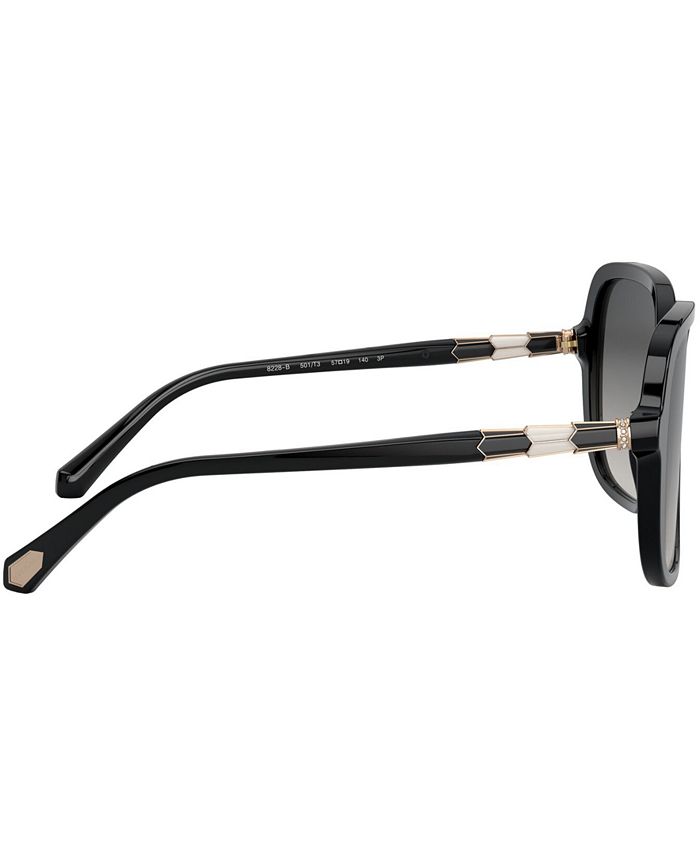 BVLGARI Polarized Sunglasses, 0BV8228B - Macy's
