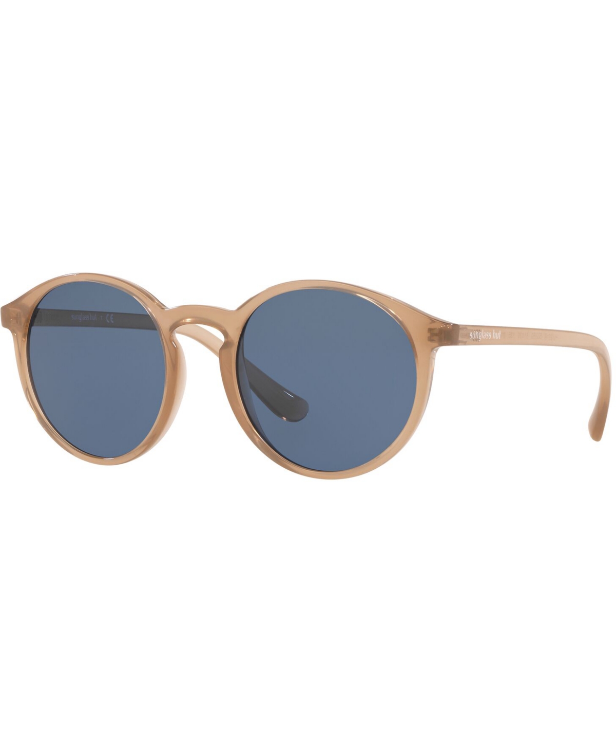 Sunglass Hut Collection Sunglasses, 0hu2019 In Opal Sand,blue
