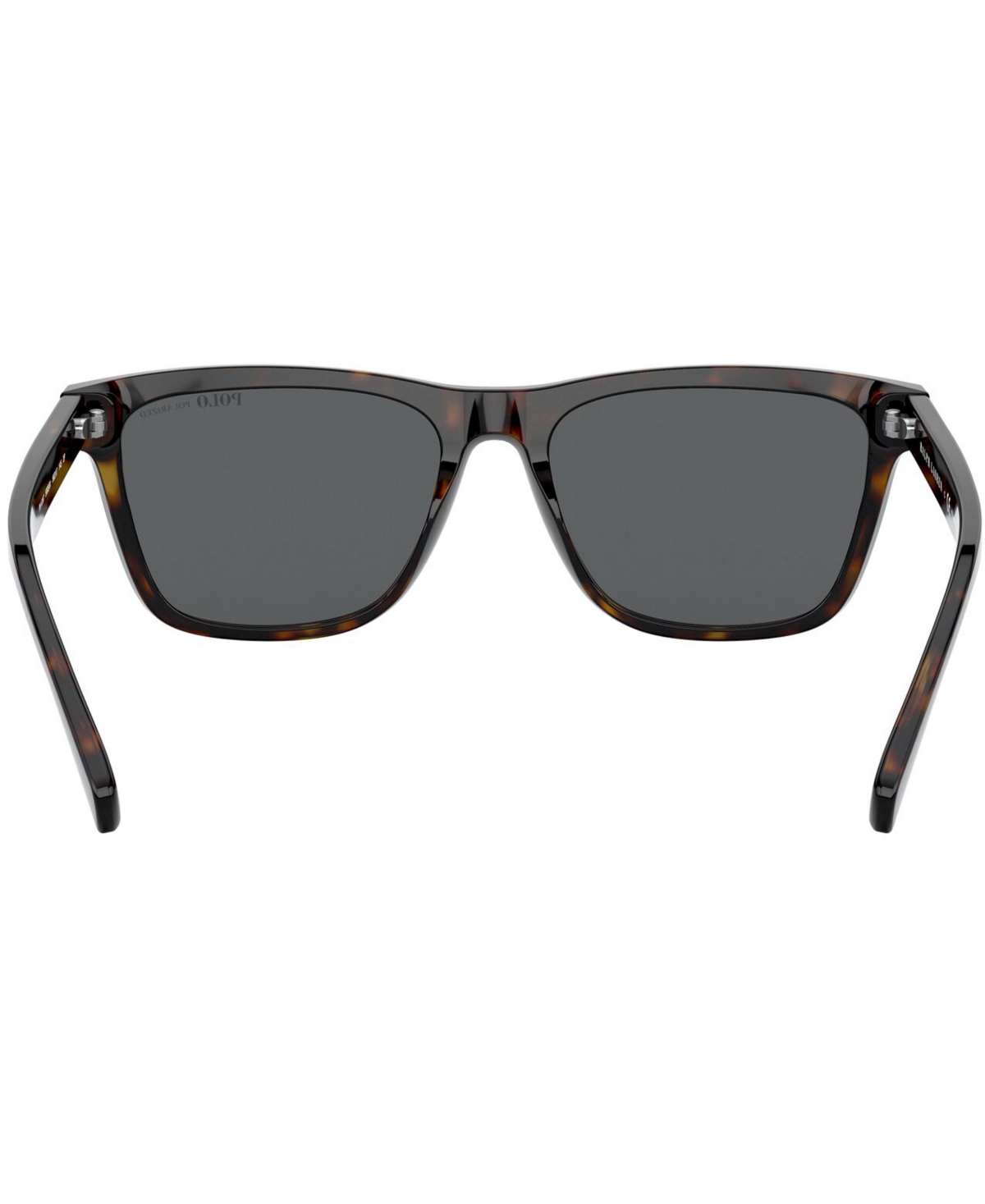 Polo Ralph Lauren Tortoiseshell-detail Square-frame Sunglasses In Dark Havana,polar Grey